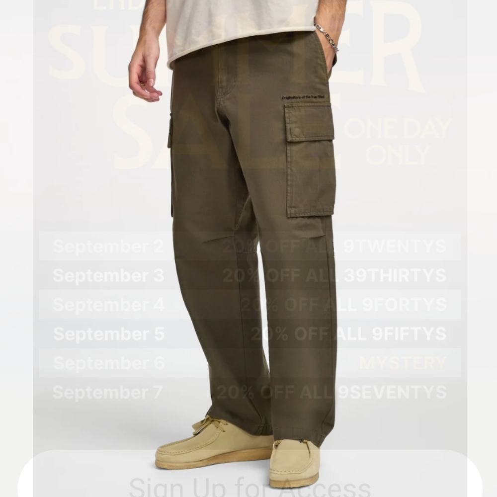 NWT The New Era Cap BDU Dark Khaki Pants